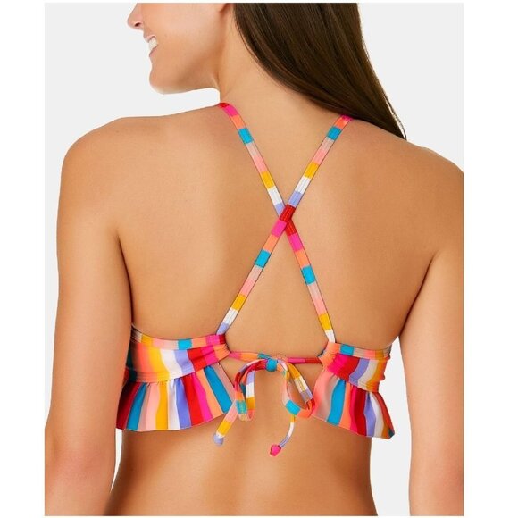 California Waves Juniors' Aruba Ruffle Top - Picture 2 of 6